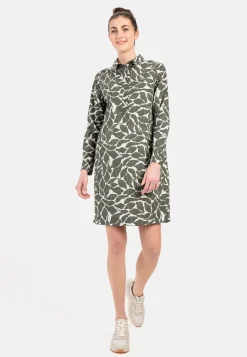 Schlupfkleid mit langen Ärmeln
