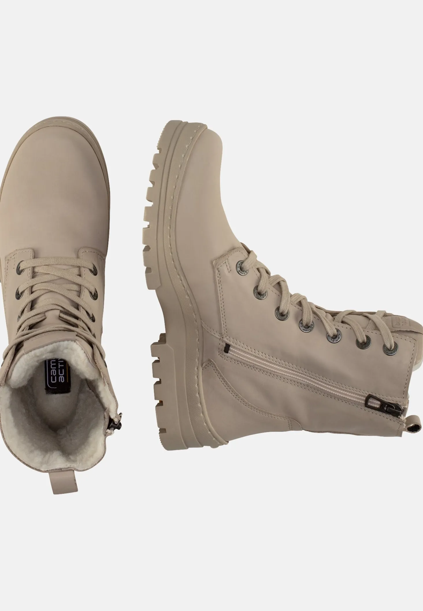 Schnürstiefel aus Rindsleder