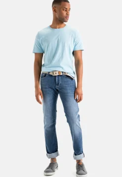 Slim Fit Organic Cotton-Mix Jeans