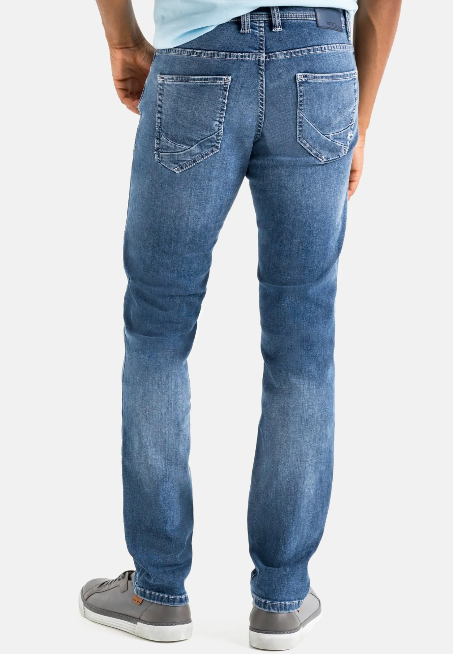 Slim Fit Organic Cotton-Mix Jeans