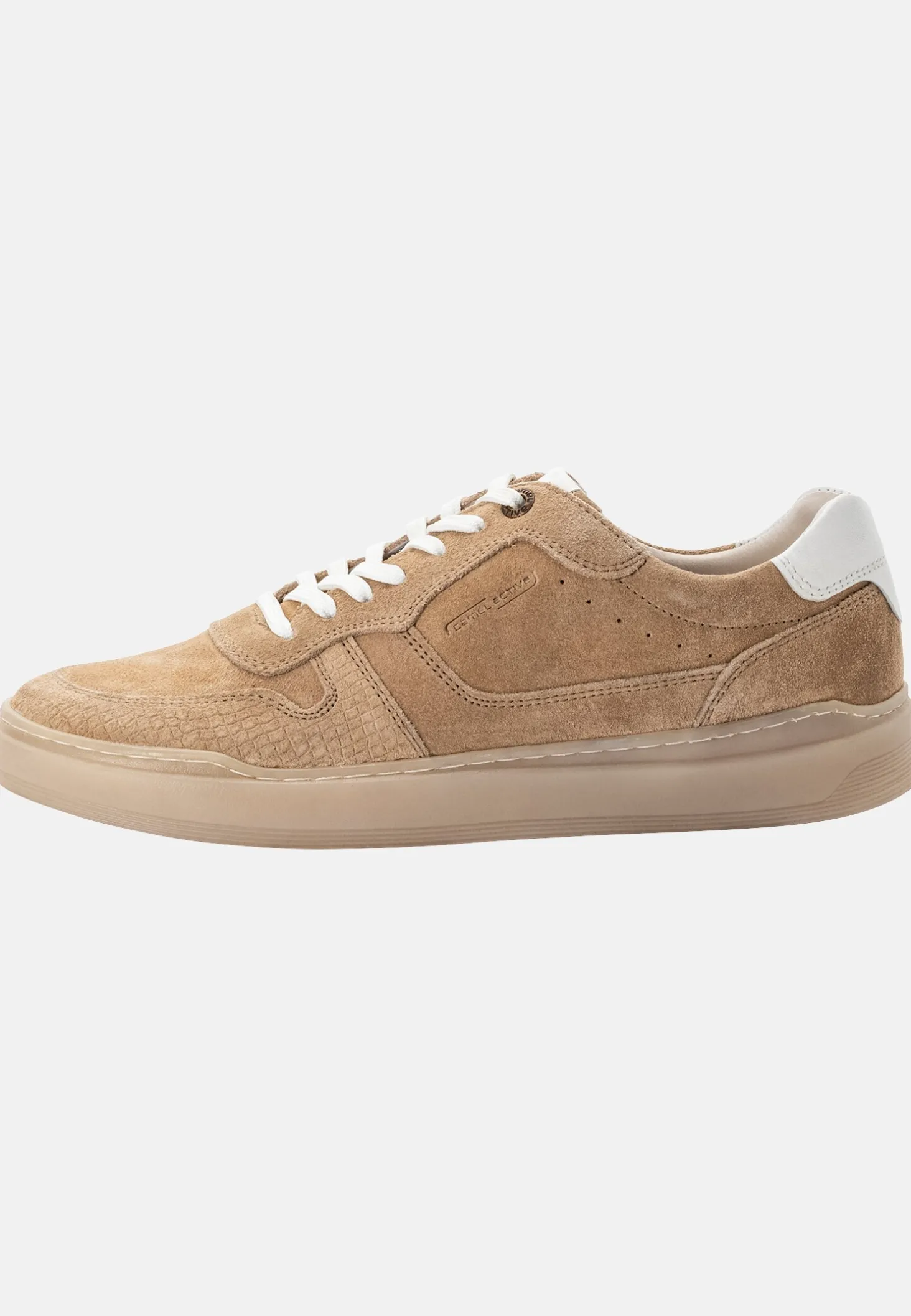Sneaker aus echtem Splitleder