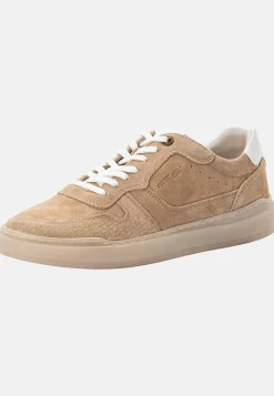 Sneaker aus echtem Splitleder