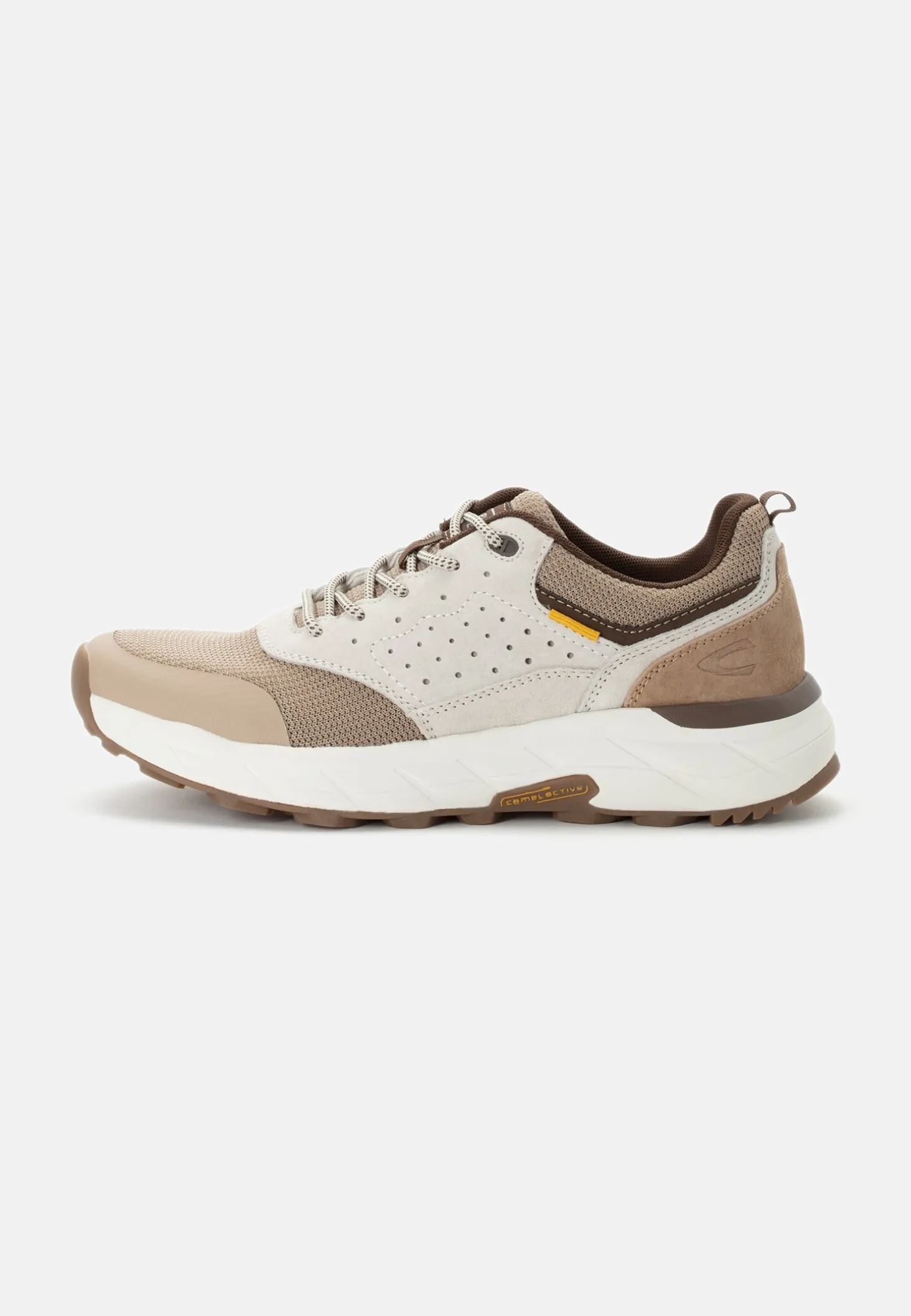 Sneaker aus Nubukleder und Textil