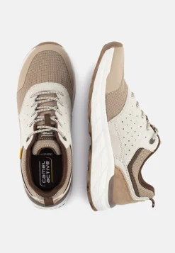 Sneaker aus Nubukleder und Textil