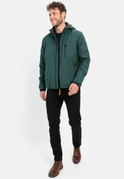 Softshell Jacke mit abnehmbarer Kapuze