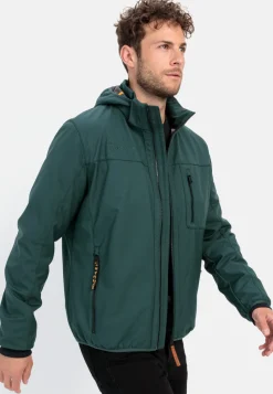 Softshell Jacke mit abnehmbarer Kapuze