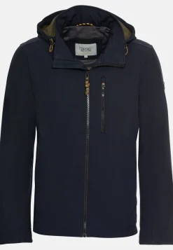 Softshell-Jacke mit abnehmbarer Kapuze