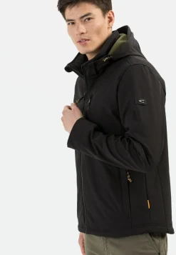 Softshell-Jacke mit abnehmbarer Kapuze