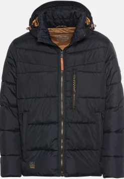 Steppblouson mit abnehmbarer Kapuze