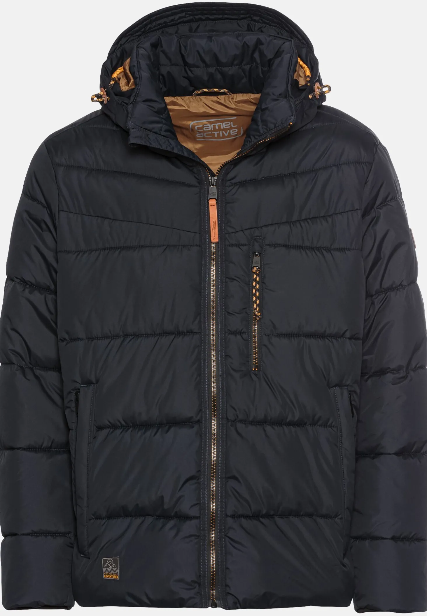 Steppblouson mit abnehmbarer Kapuze