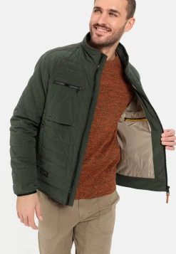 Stepp-Blouson mit Stehkragen