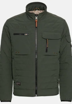Stepp-Blouson mit Stehkragen