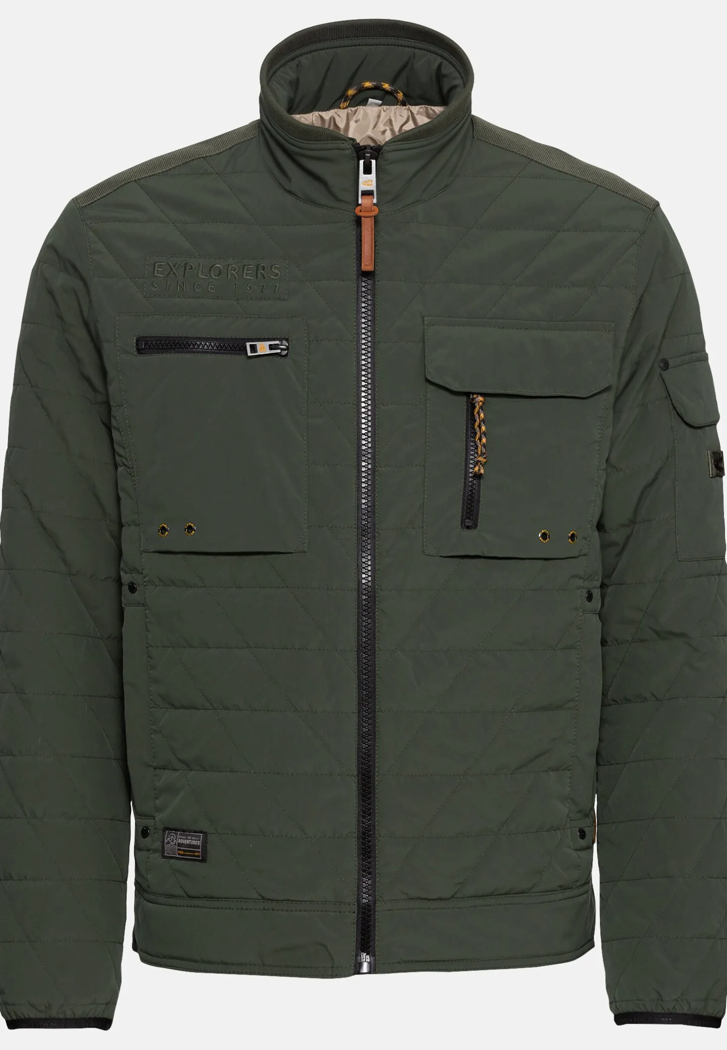 Stepp-Blouson mit Stehkragen