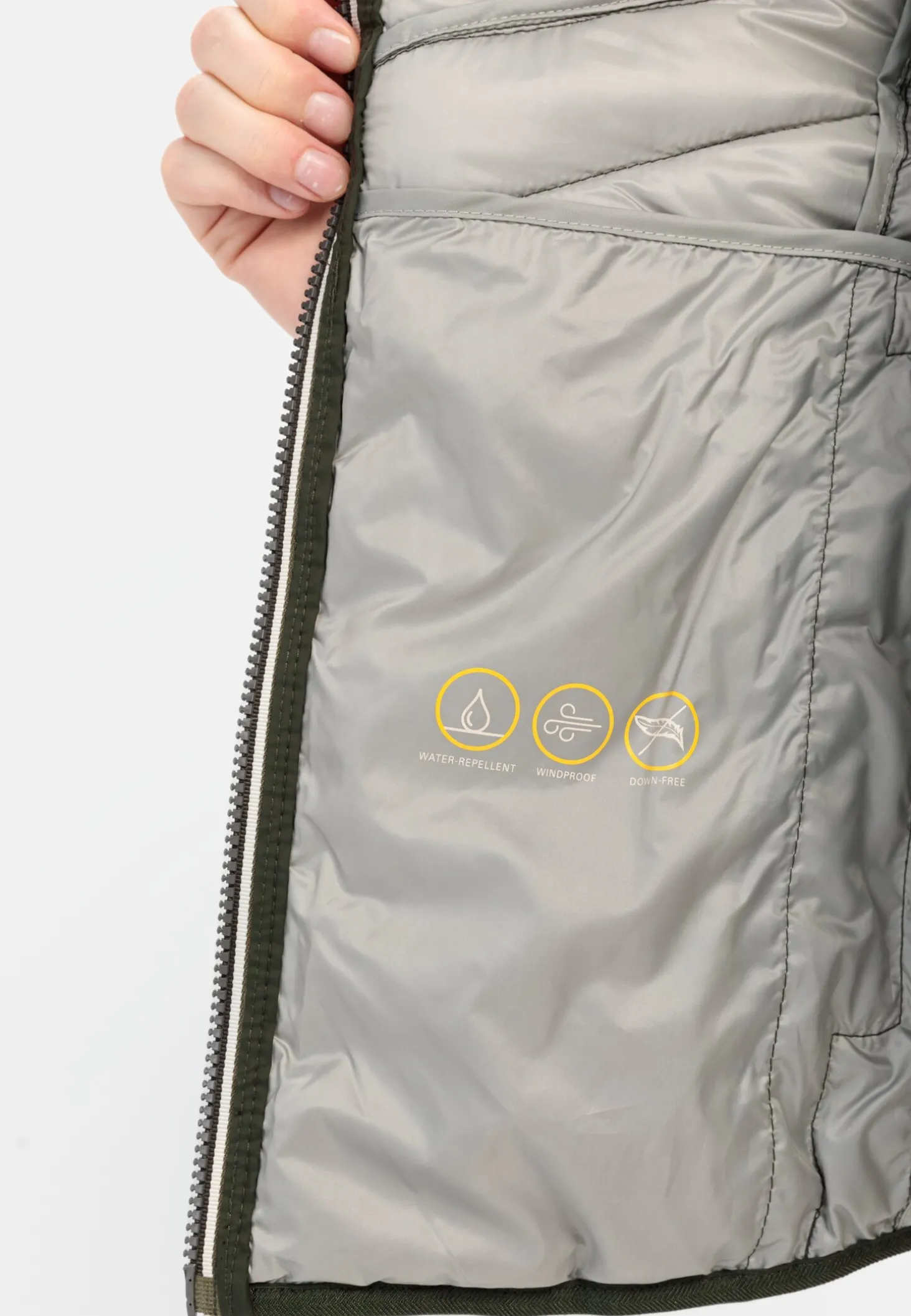 Steppjacke aus recyceltem Polyester