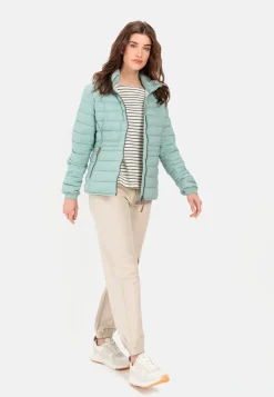 Steppjacke mit abnehmbarer Kapuze