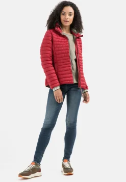 Steppjacke mit abnehmbarer Kapuze
