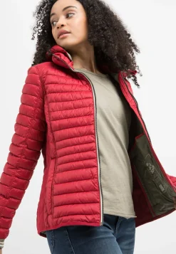 Steppjacke mit abnehmbarer Kapuze