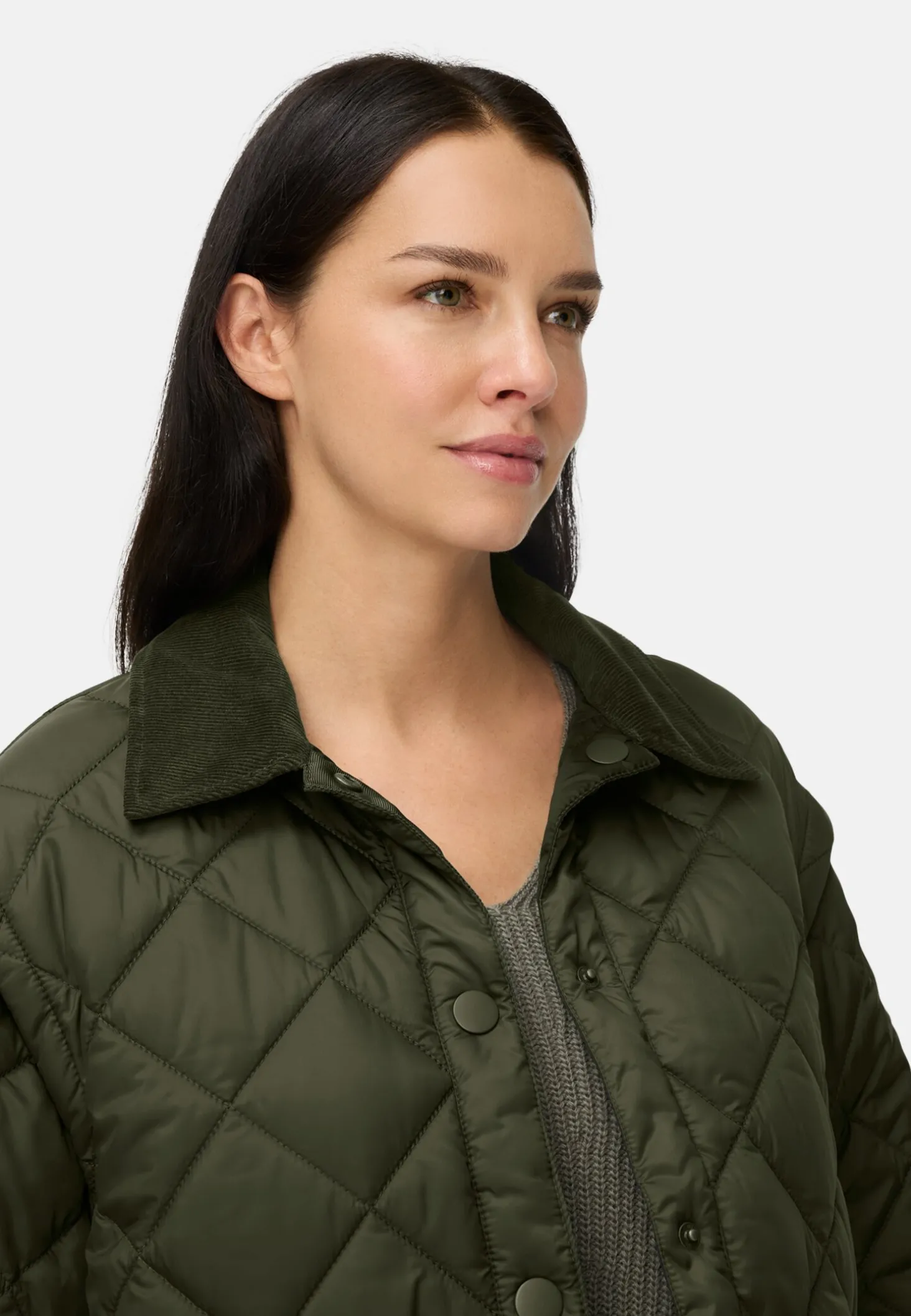 Steppjacke mit abnehmbaren Ärmeln