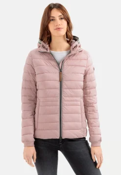 Steppjacke mit abnehmbarer Kapuze