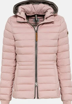 Steppjacke mit abnehmbarer Kapuze