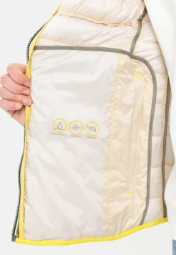 Steppjacke mit abnehmbarer Kapuze
