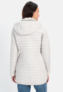 Steppjacke mit abnehmbarer Kapuze