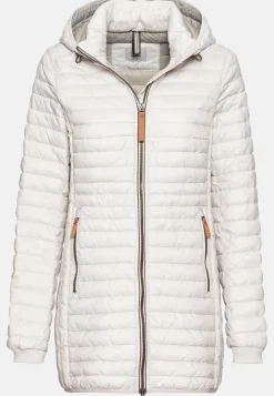 Steppjacke mit abnehmbarer Kapuze