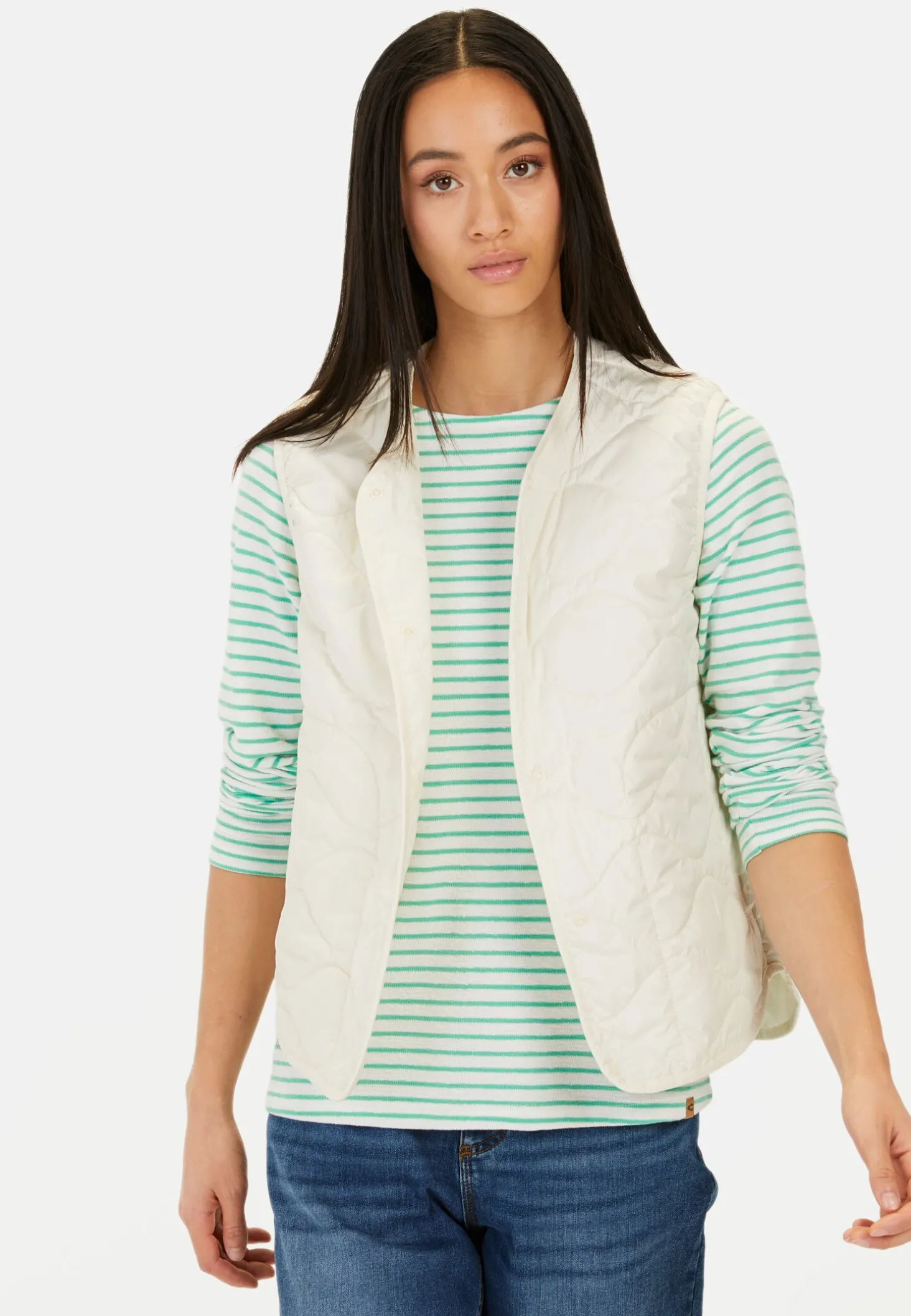 Steppweste aus recyceltem Polyester