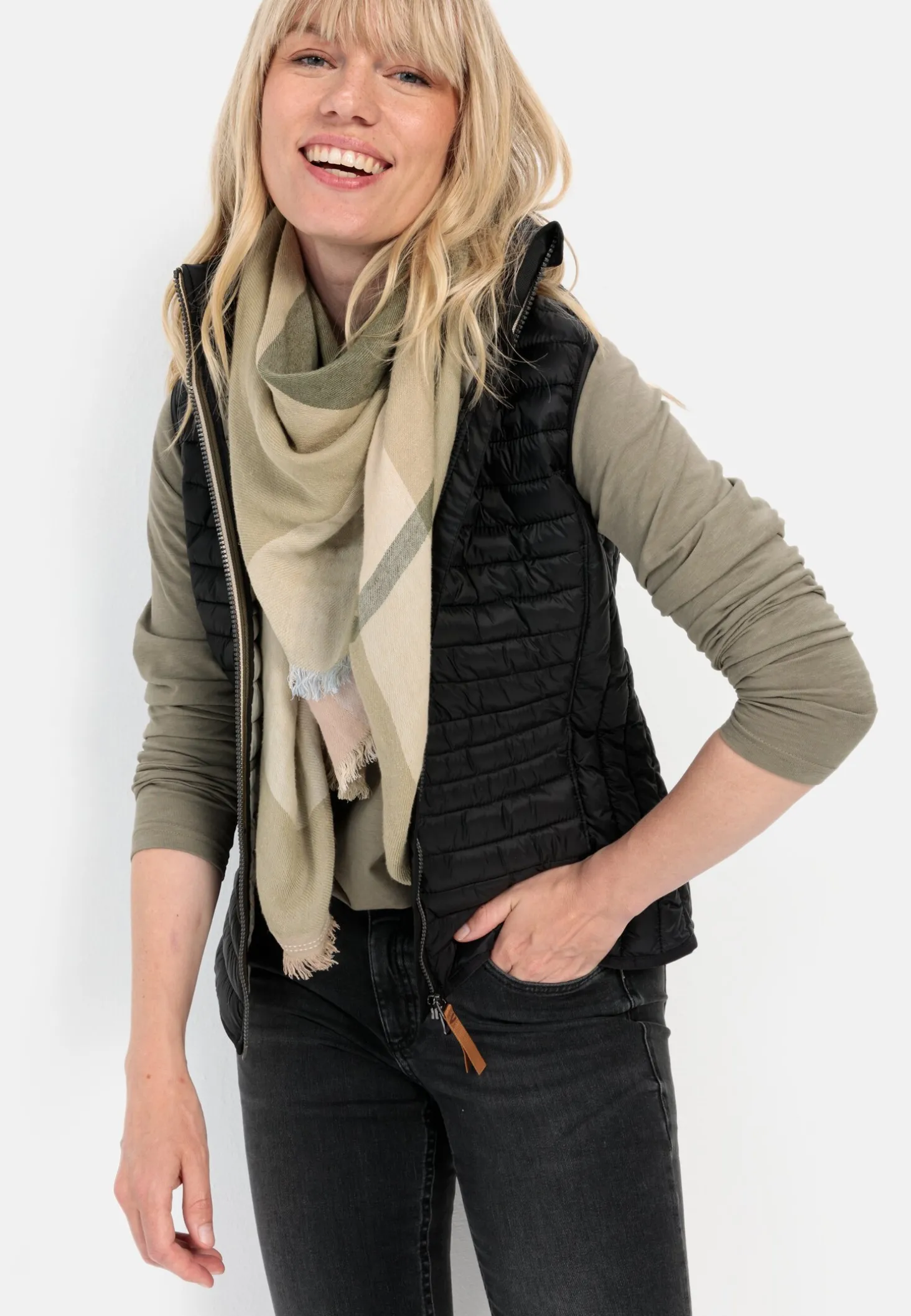 Steppweste aus recyceltem Polyamid