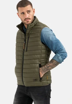 Steppweste mit horizontaler Steppung aus recyceltem Polyester