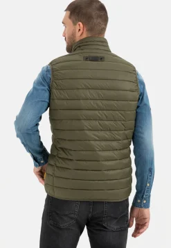 Steppweste mit horizontaler Steppung aus recyceltem Polyester