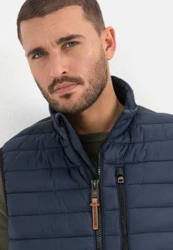 Steppweste mit horizontaler Steppung aus recyceltem Polyester