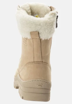 Stiefel aus Nubukleder mit warmem Wollfutter