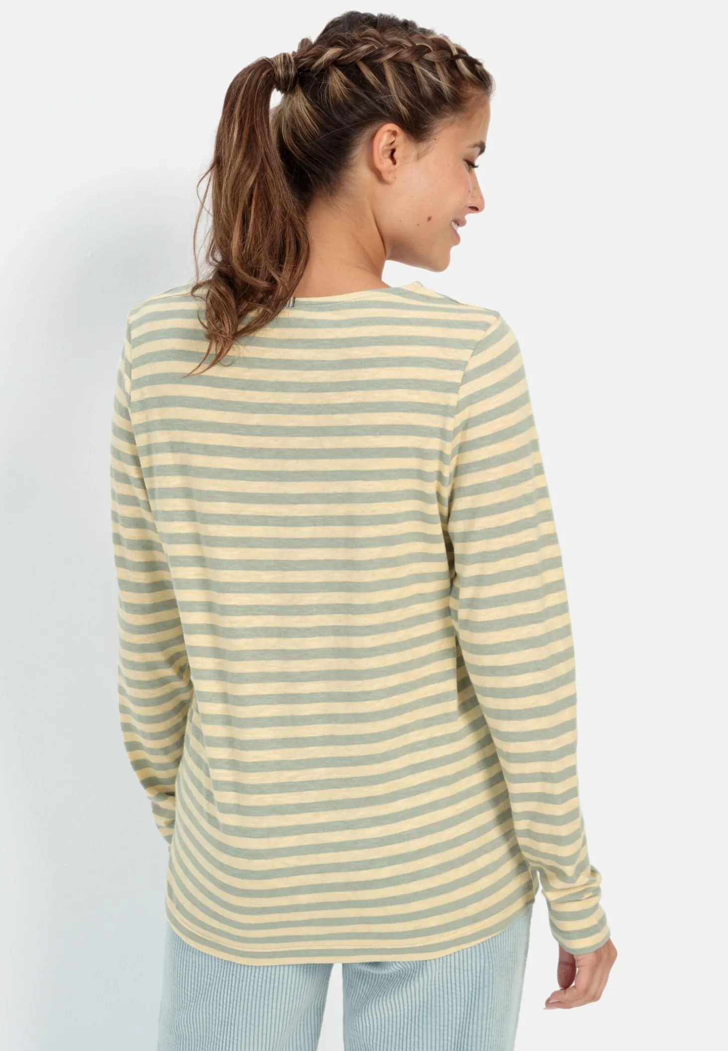 Streifenshirt aus Organic Cotton