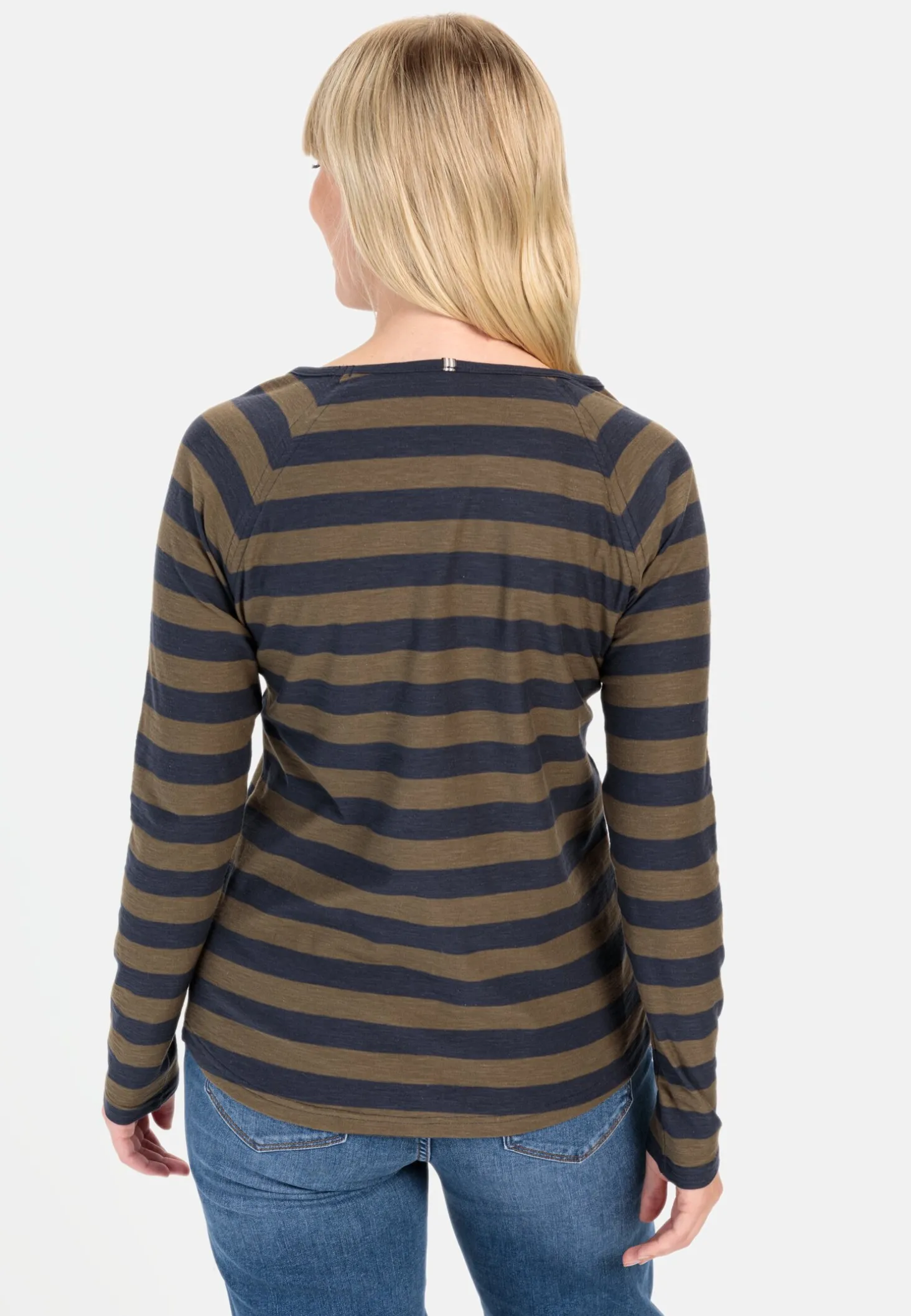 Streifenshirt aus reiner Baumwolle