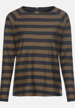 Streifenshirt aus reiner Baumwolle