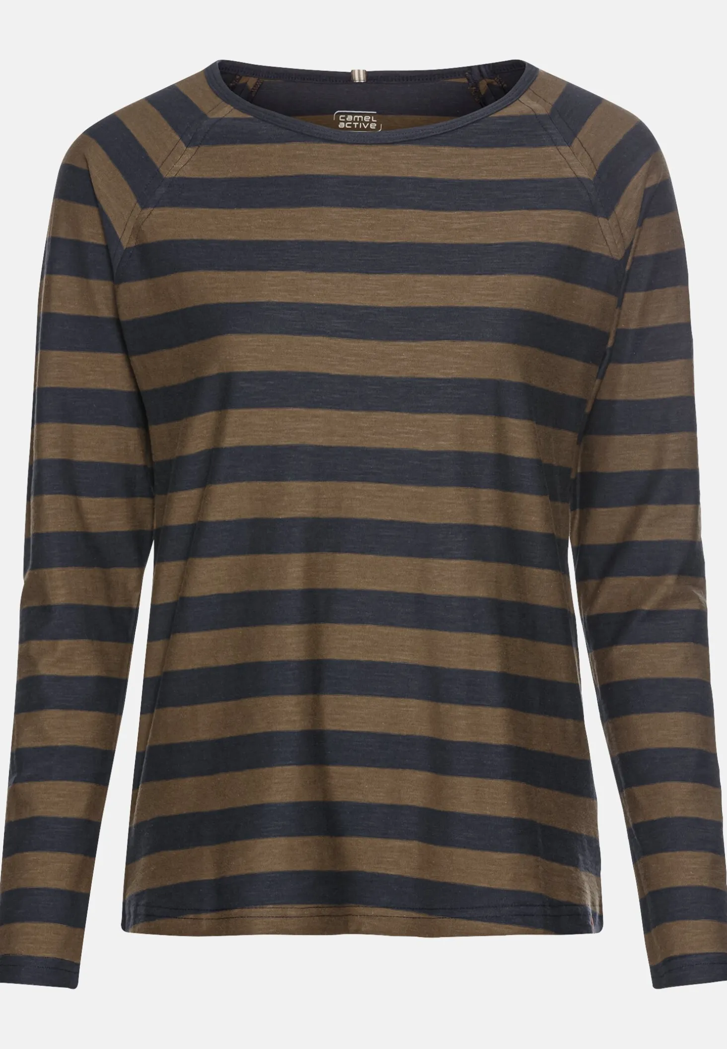 Streifenshirt aus reiner Baumwolle