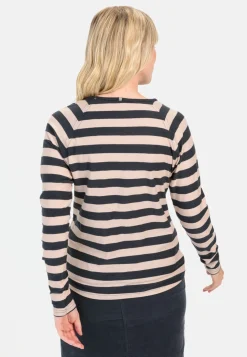 Streifenshirt aus reiner Baumwolle