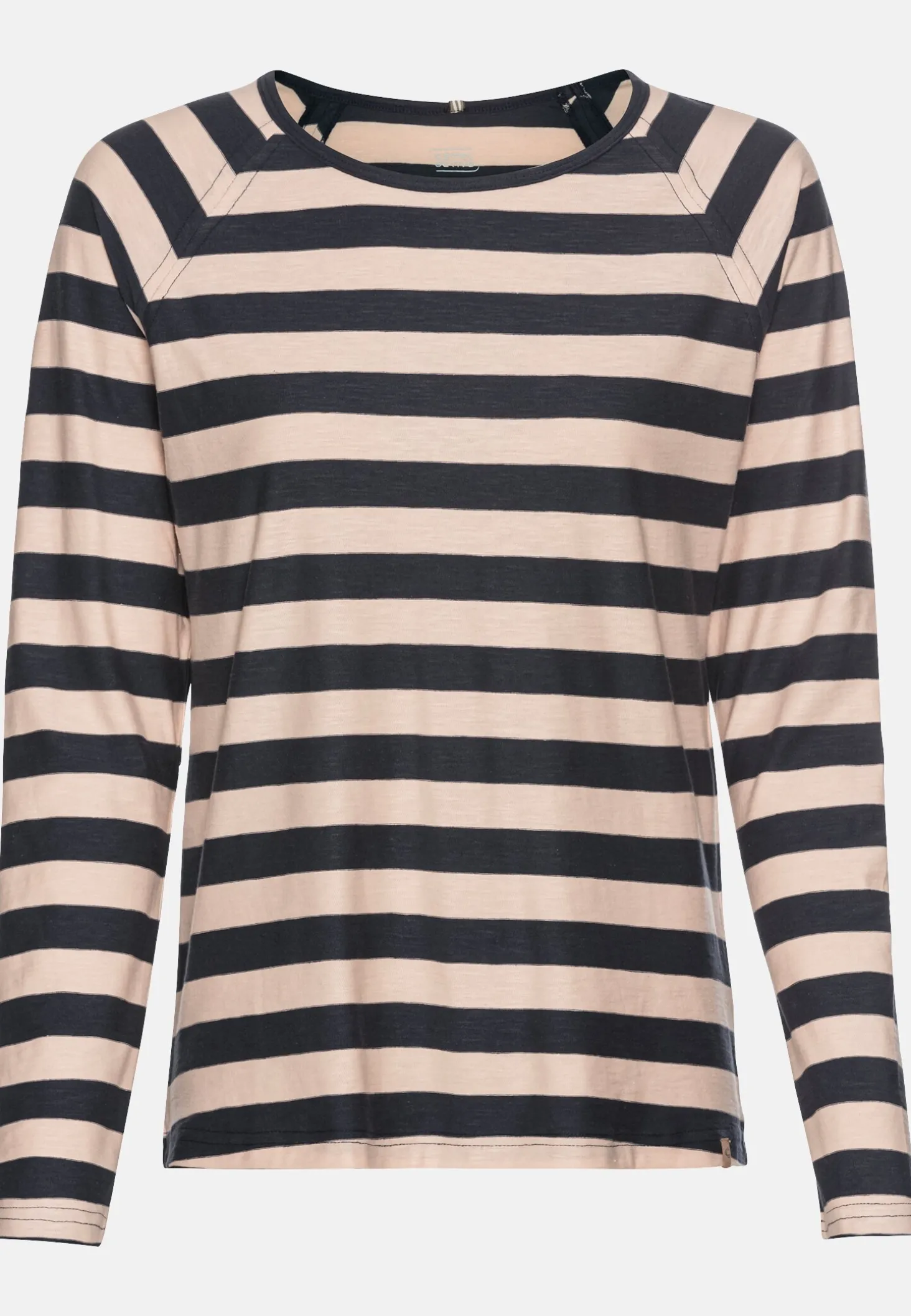 Streifenshirt aus reiner Baumwolle