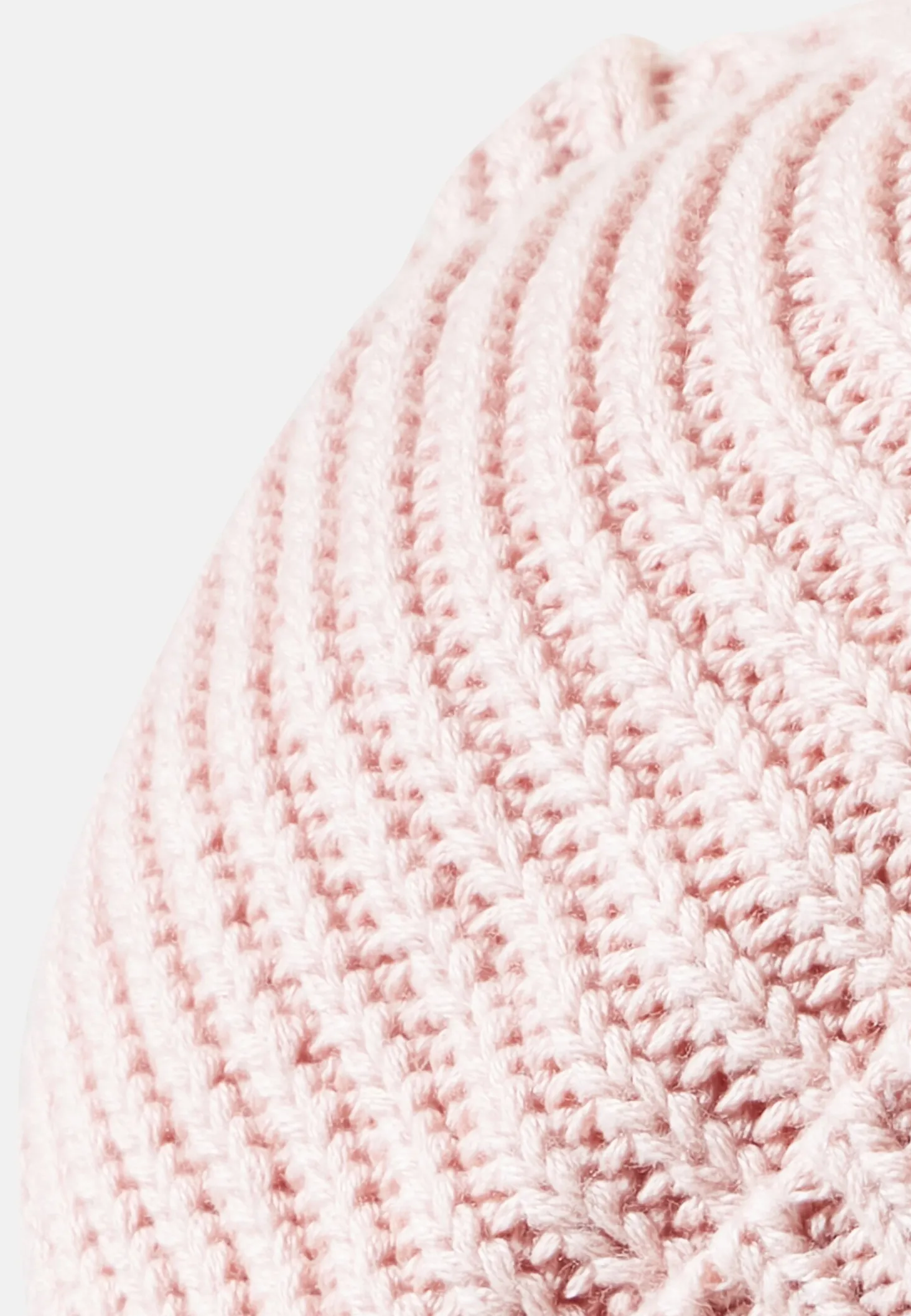 Strick-Beanie aus reiner Baumwolle