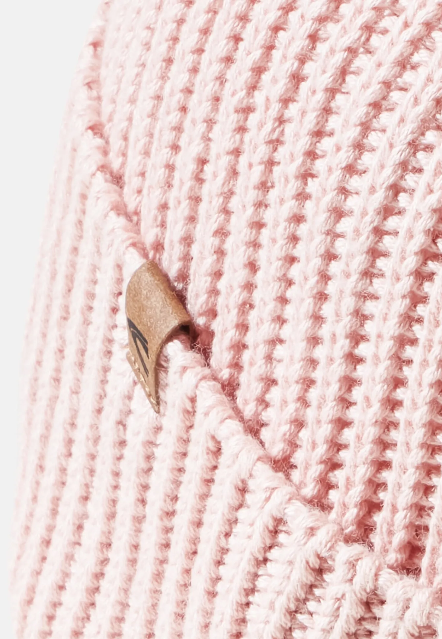 Strick-Beanie aus reiner Baumwolle