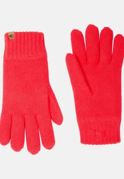 Strickhandschuhe aus einem Baumwoll-Kaschmir-Mix
