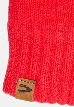 Strickhandschuhe aus einem Baumwoll-Kaschmir-Mix
