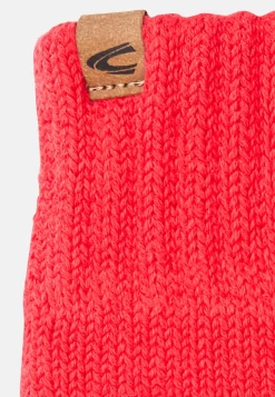Strickhandschuhe aus einem Baumwoll-Kaschmir-Mix