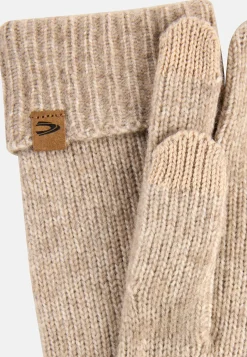 Strickhandschuhe aus weichem Materialmix