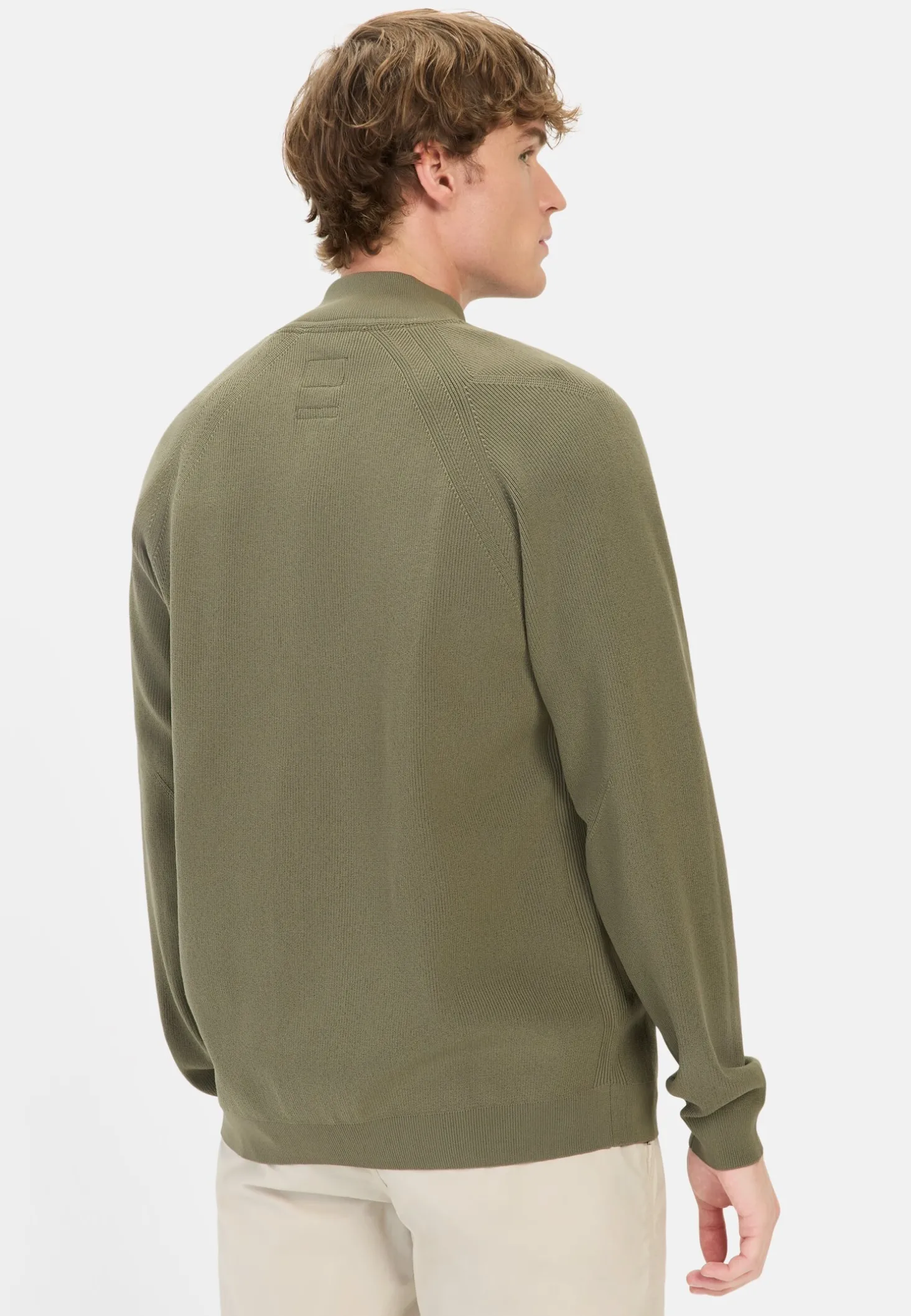 Strickjacke aus atmungsaktivem Polyester