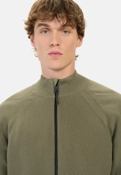 Strickjacke aus atmungsaktivem Polyester