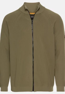 Strickjacke aus atmungsaktivem Polyester