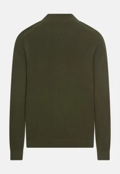 Strickjacke im Bomberstil