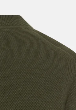 Strickjacke im Bomberstil